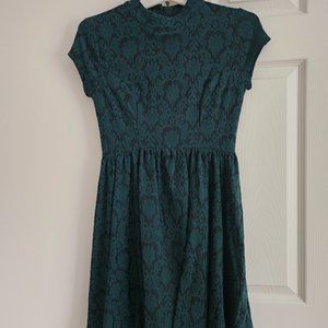 Green Lace Xhilartion Dress